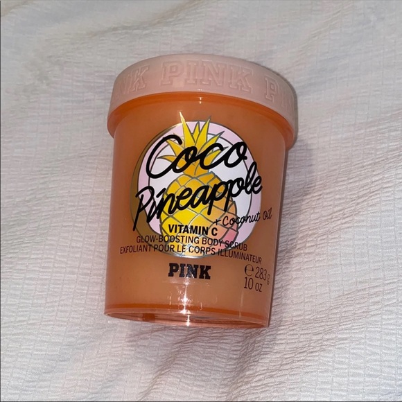 PINK Victoria's Secret Other - Pink Beauty Coco Pineapple Vitamin C + Coconut Oil Glow Boosting Body Scrub
